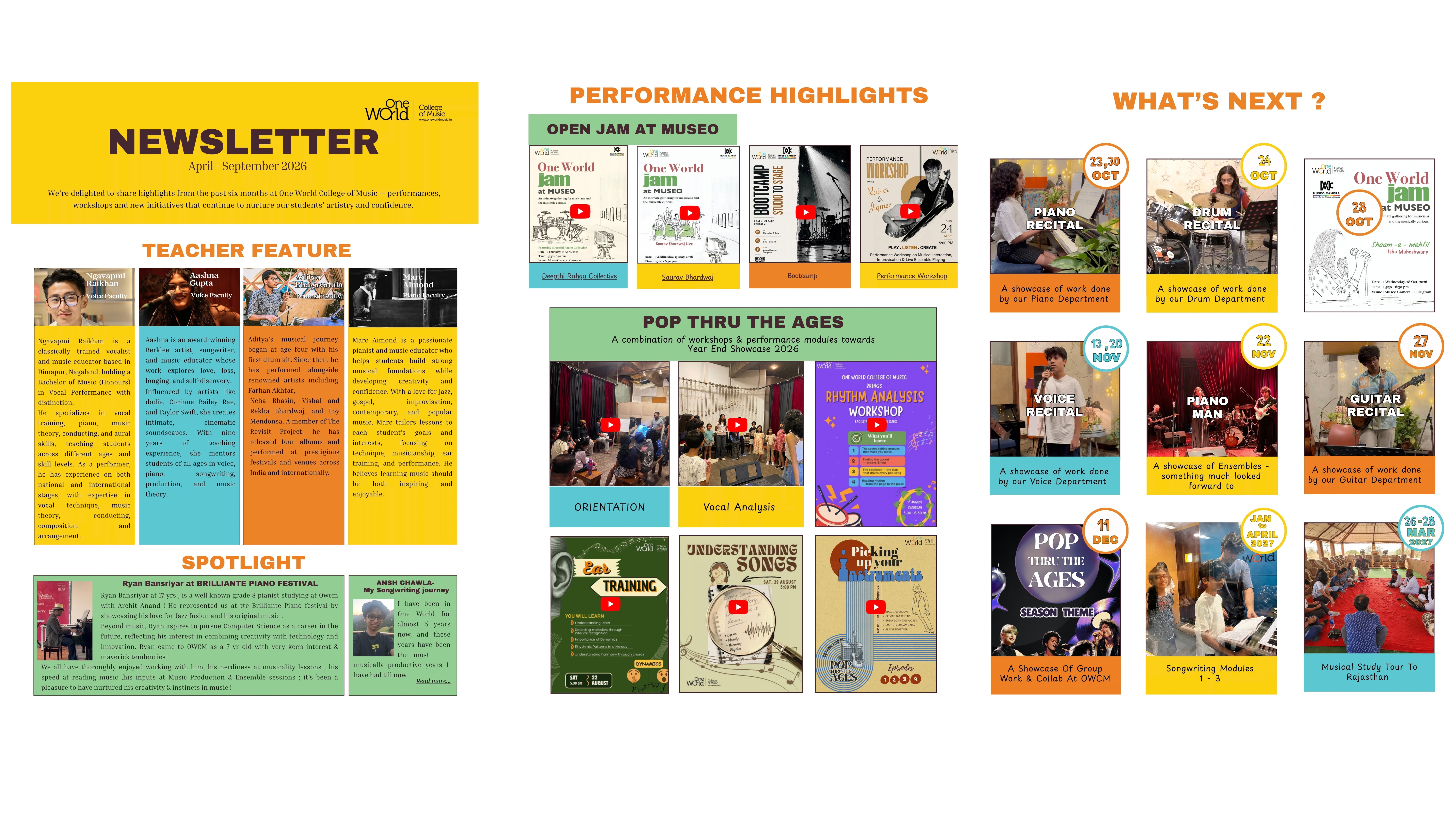 Newsletter April 2026-  September 2026