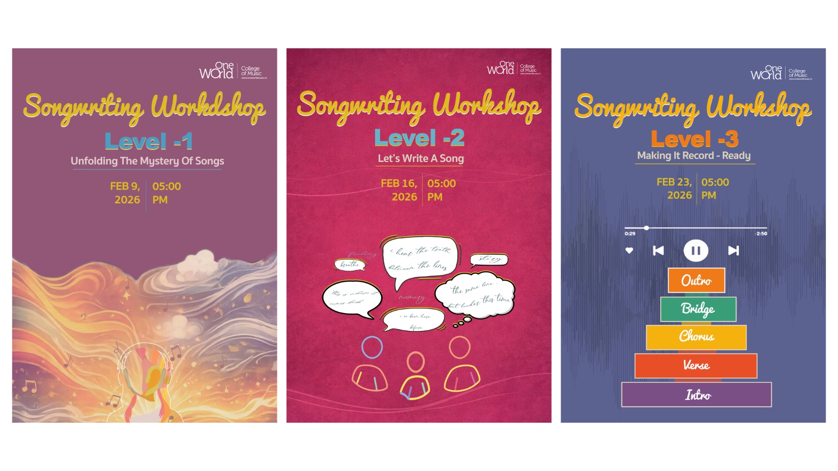 Songwriting Workshops